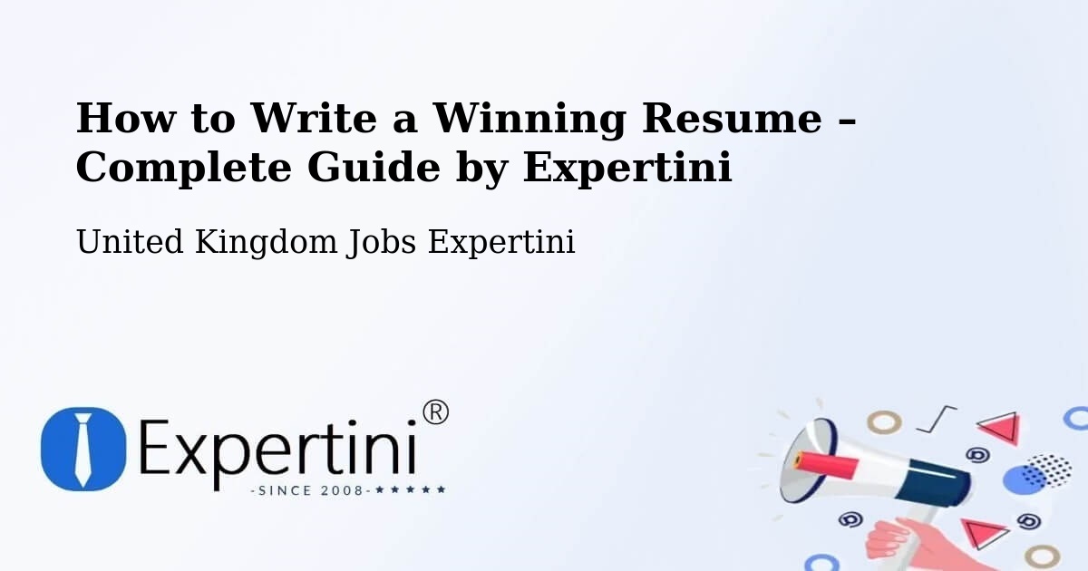 Resume Writing Guide for Job Seekers – Alsager - Alsager, United Kingdom Jobs Expertini